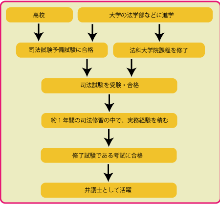 弁護士になるまでの道のり